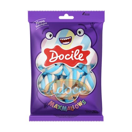 maxmallow twist azul e branco 250g