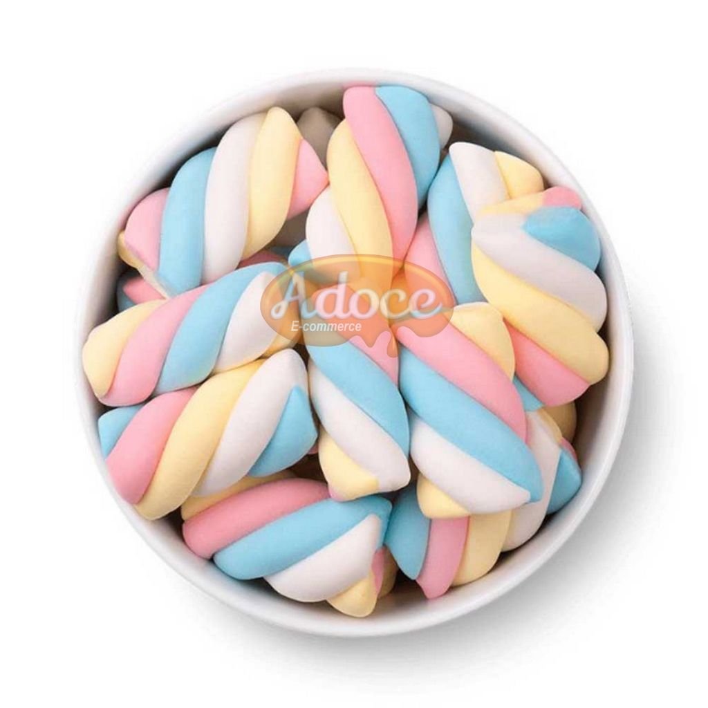 Marshmallow Maxmallow Twist Color 250g Docile