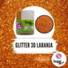 glitter laranja holografico banner
