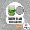 glitter prata holografico banner