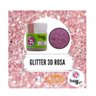 glitter rosa holografico banner