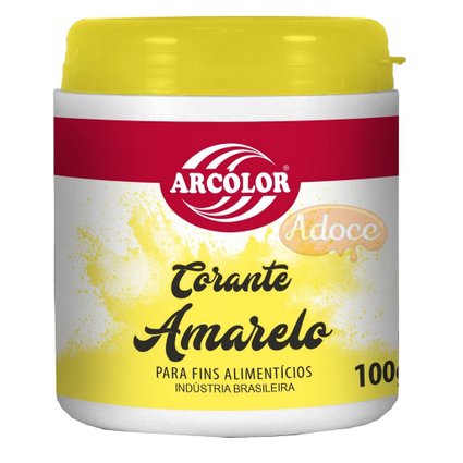 corante em po amarelo 100g pt