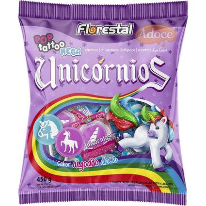 pir pop tatto unicornio mega 450g pc