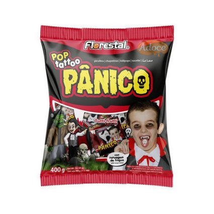 pir pop tatto panico 400g pc