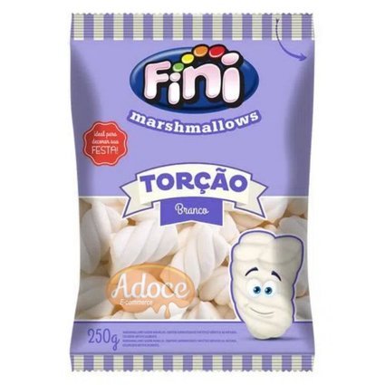 marshmallow torcao branco 250g pc