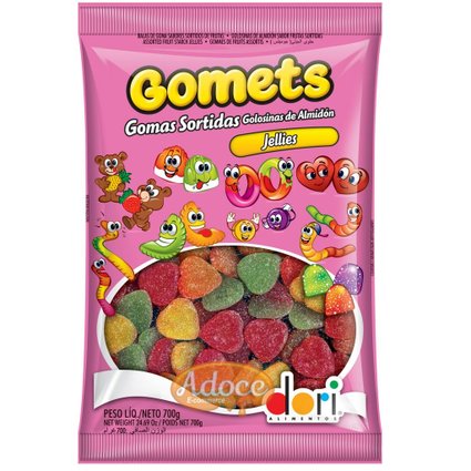gomets coracao 700g pc