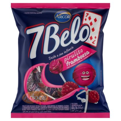 pirulito 7 belo 600g pc