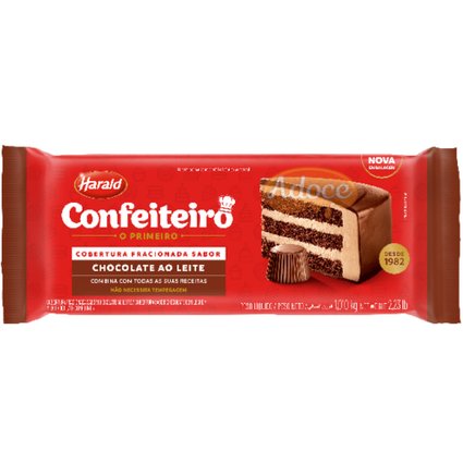 cobertura confeiteiro ao leite barra 1 01kg