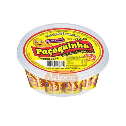 pacoca rolha 108g 8un