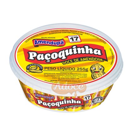 pacoca rolha 255g 17un