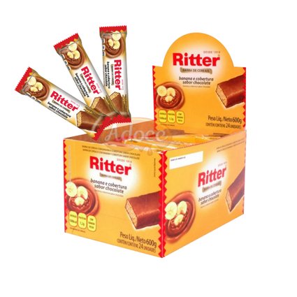 cereal banana chocolate dp 24x25g ritter