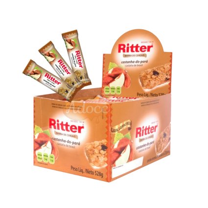 cereal castanha do para dp 24x22g ritter