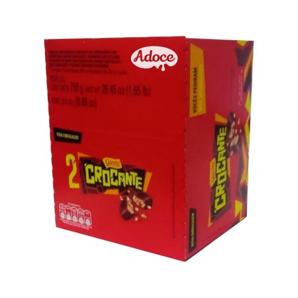 chocolate crocante 30unx25g garoto