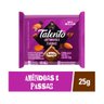 talento amendoa e passas 15unx25g garoto barra