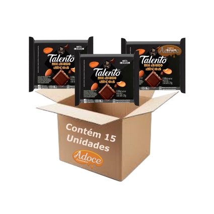 talento meio amargo 15unx25g garoto