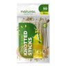 espeto bambu 50un knotted sticks 9cm