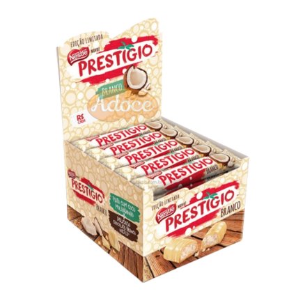 chocolate prestigio branco caixa 30unX33g