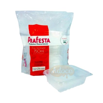 pote marmita 750ml 24un prafesta fardo