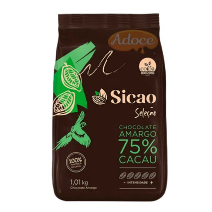 chocolate amargo sicao selecao 75 1 01kg