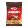 bala caramelos de leite chocolate embare150g