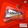 goma de mascar trident canela 8g masca e destrava