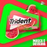 goma de mascar trident melancia 8g masca e destrava