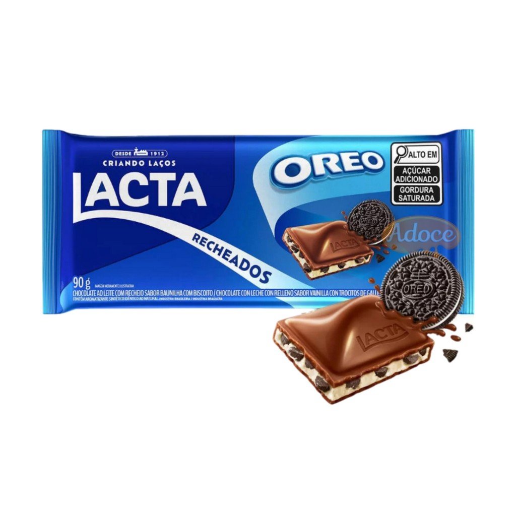 Chocolate Recheado Lacta - Oreo - 98g