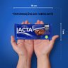 chocolate ao leite 80g lacta tamanho
