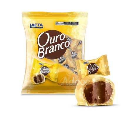 bombom ouro branco pacote 1kg