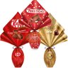 01 kit ovos de pascoa 3 ovos de pascoa 1 alpino 1 kit kat 1 prestigio