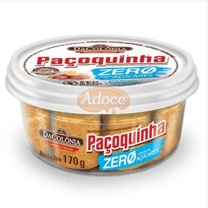 pacoquinha da colonia zero acucar 170g
