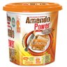 pasta de amendoim integral c granulado de amendoim da colonia pote tras
