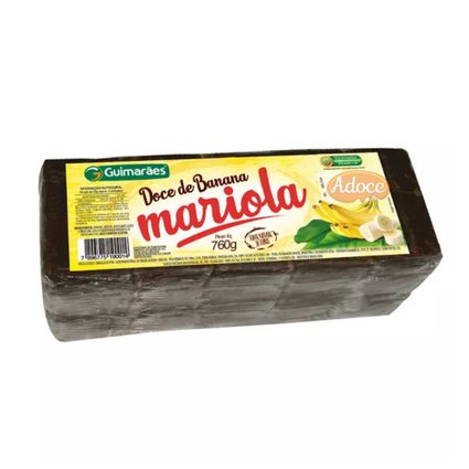 doce de banana mariola 760g guimaraes