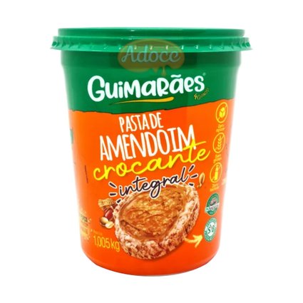 pasta de amendoim crocante integral 1 005kg guimaraes