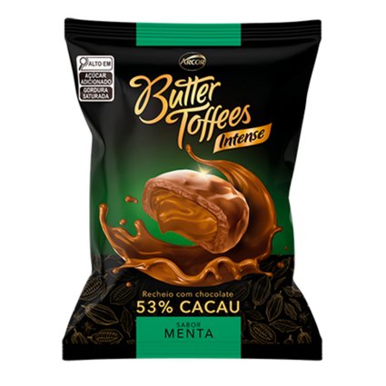 bala butter toffes intense 53 cacau menta 500g