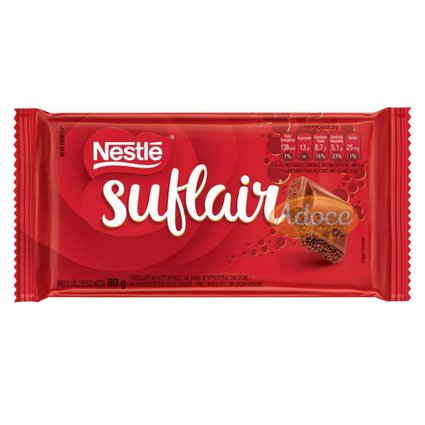 barra de chocolate nestle suflair