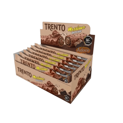 trento massimo brownie 38 cacau 480g 16un