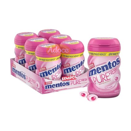 01 chicle mentos pure fresh big garrafa 6grx92g perfetti